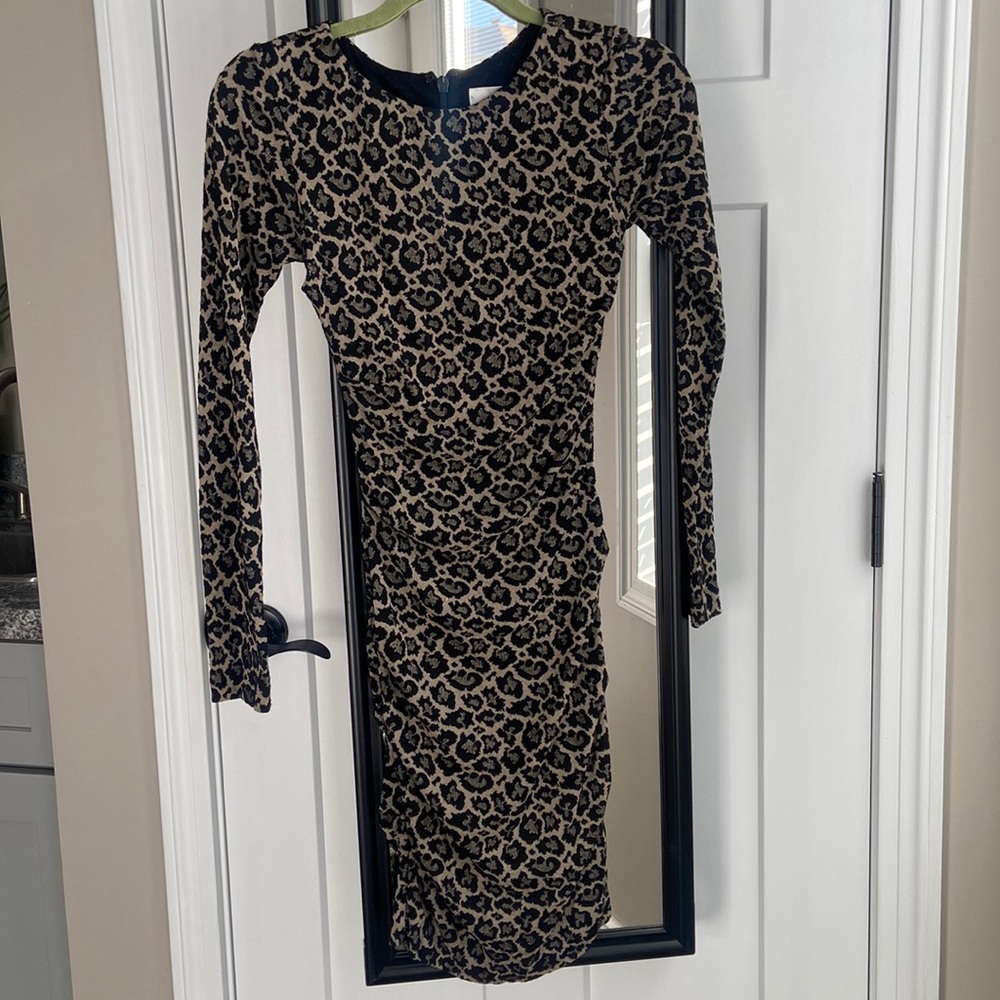 Vintage cheetah print dress